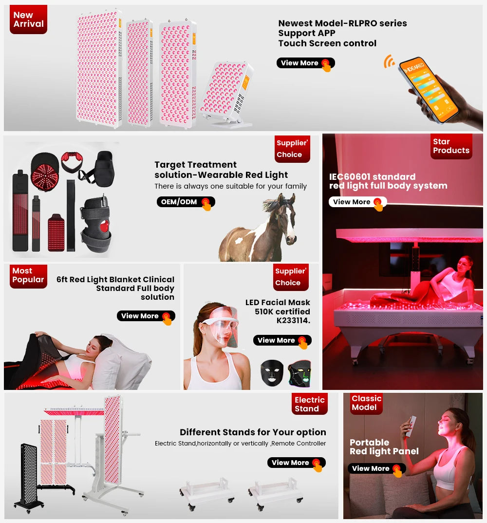 IDEATHERAPY Manufacturer Led Light Therapy Machine Light Therapy Panel Red Light Therapy Bed Full Body