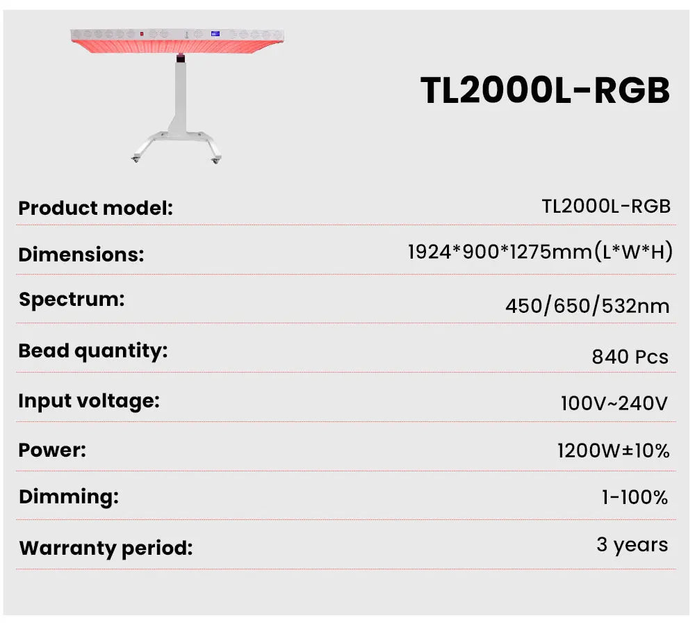 IDEATHERAPY Manufacturer Led Light Therapy Machine Light Therapy Panel Red Light Therapy Bed Full Body