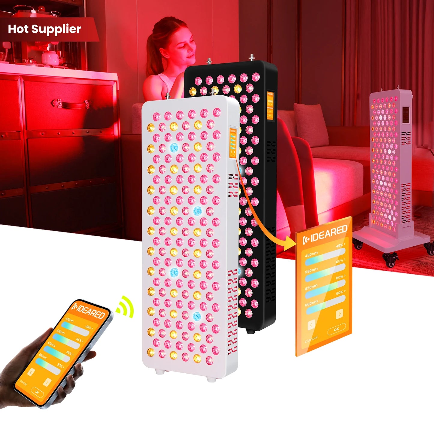 LED Therapy Device for Home Use - Pain Relief And Skin Rejuvenation Light Therapy Machine Easy to Use at Home