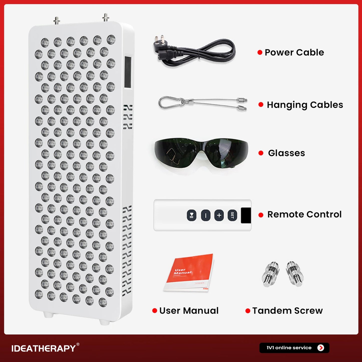 LED Therapy Device for Home Use - Pain Relief And Skin Rejuvenation Light Therapy Machine Easy to Use at Home
