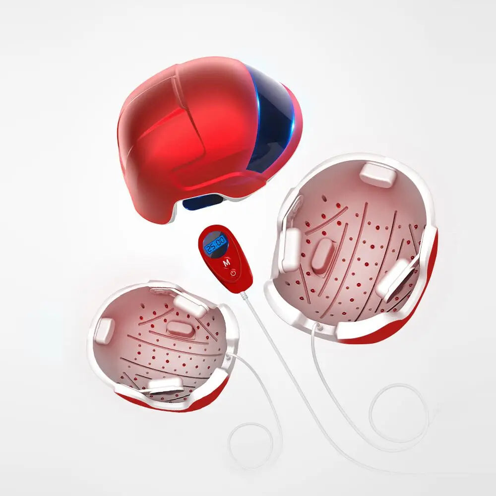 SGROW New Arrival Red Infrared Laser Hair Growth Red Led Light Hair Growth Laser Therapy Helmet Device For Human Use
