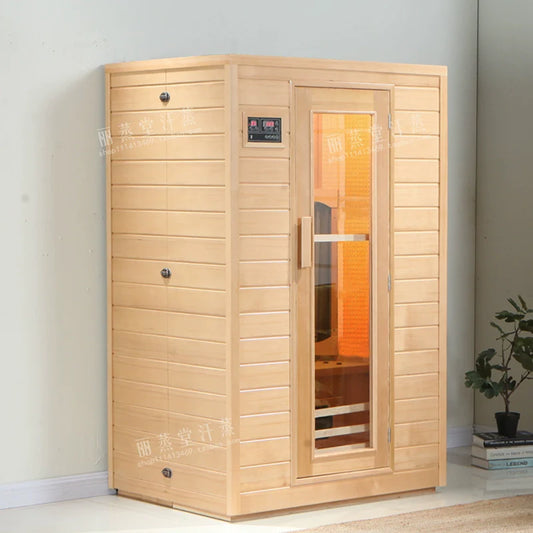 NNETB Infrared Double Light Sauna Room with Tourmaline
